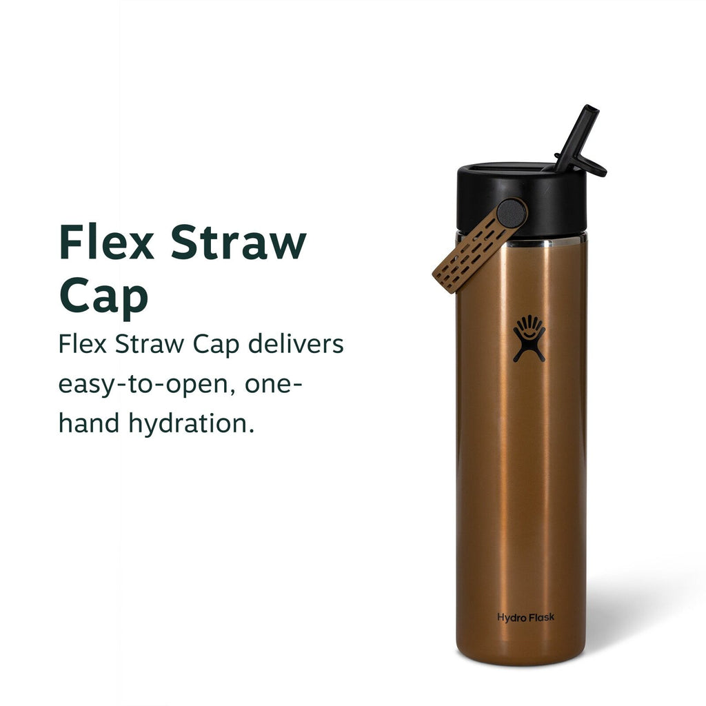 Flex Straw Cap: Flex Straw Cap delivers easy-to-open, one-hand hydration.