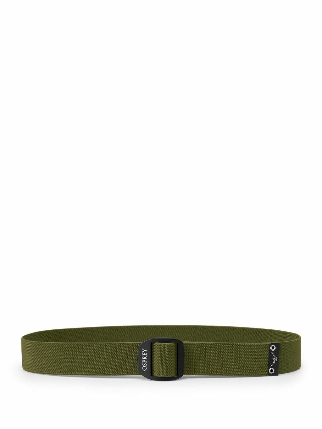front image of the Osprey logo belt in the color green