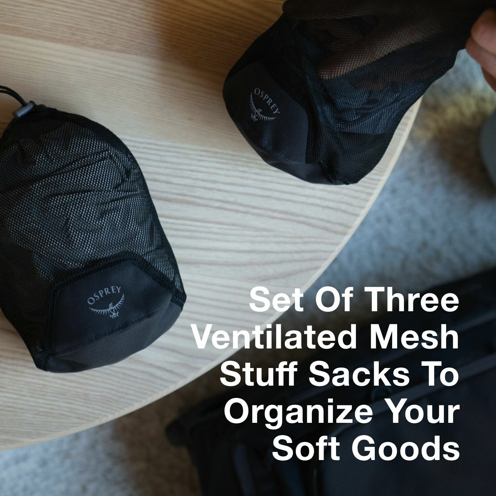 Daylite mesh stuff sack lifestyle image
