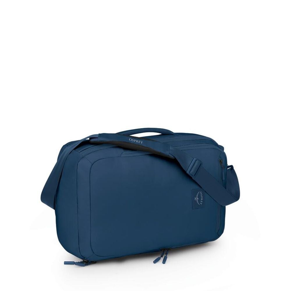 side image of the Aoede Briefpack in the color Antique Blue