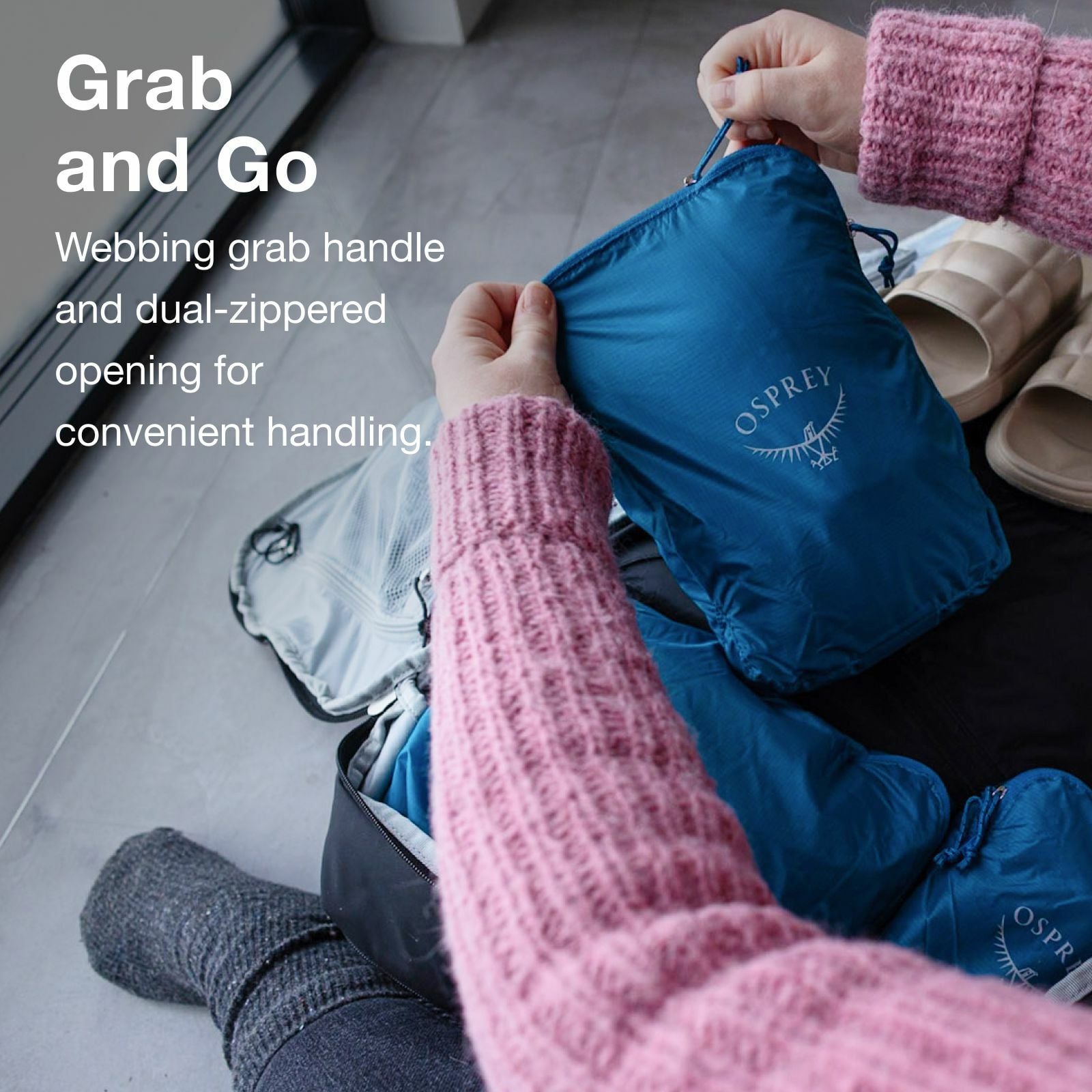 Ospreys ultra-light packing cube grab and go