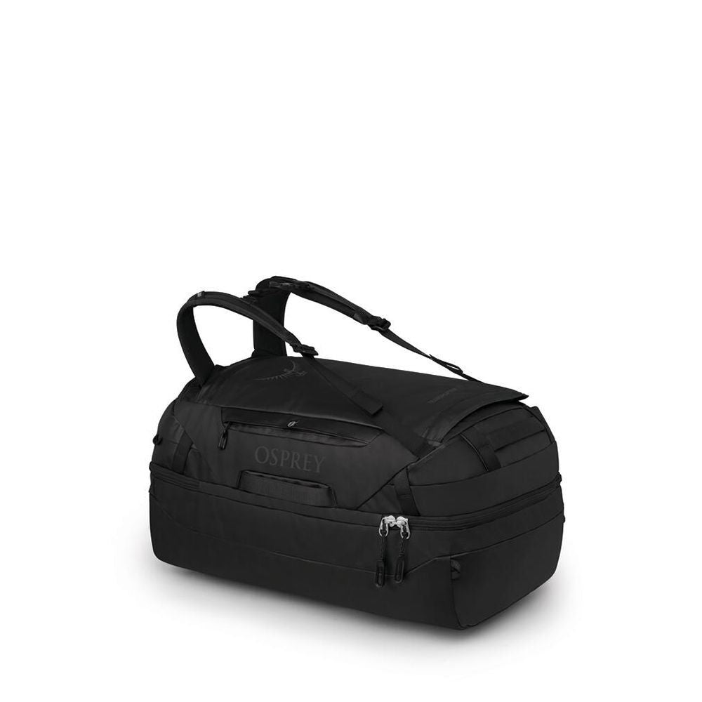 Side image of the Transporter Squffel 70 in the color Raven Black