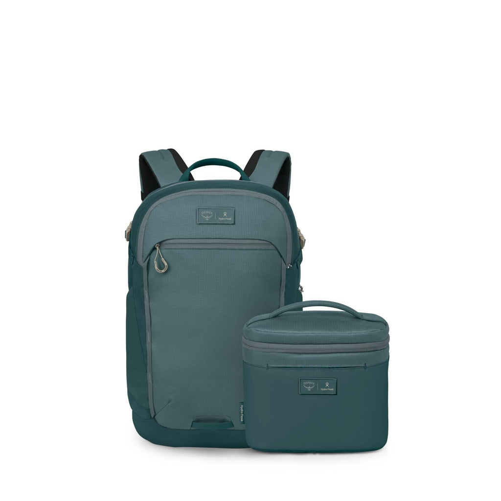 Front image of the Osprey Hydro Flask Axis Lunch Bag in the color Cascade.