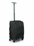 side view of the Ozone 4-Wheel Carry-On 38L/21.5" in color black