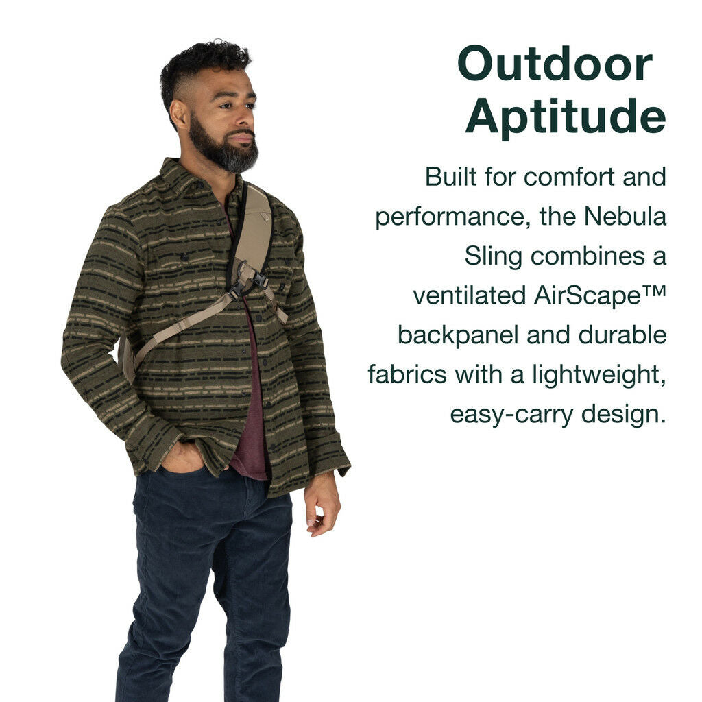 Person placing tablet in backpack's padded sleeve