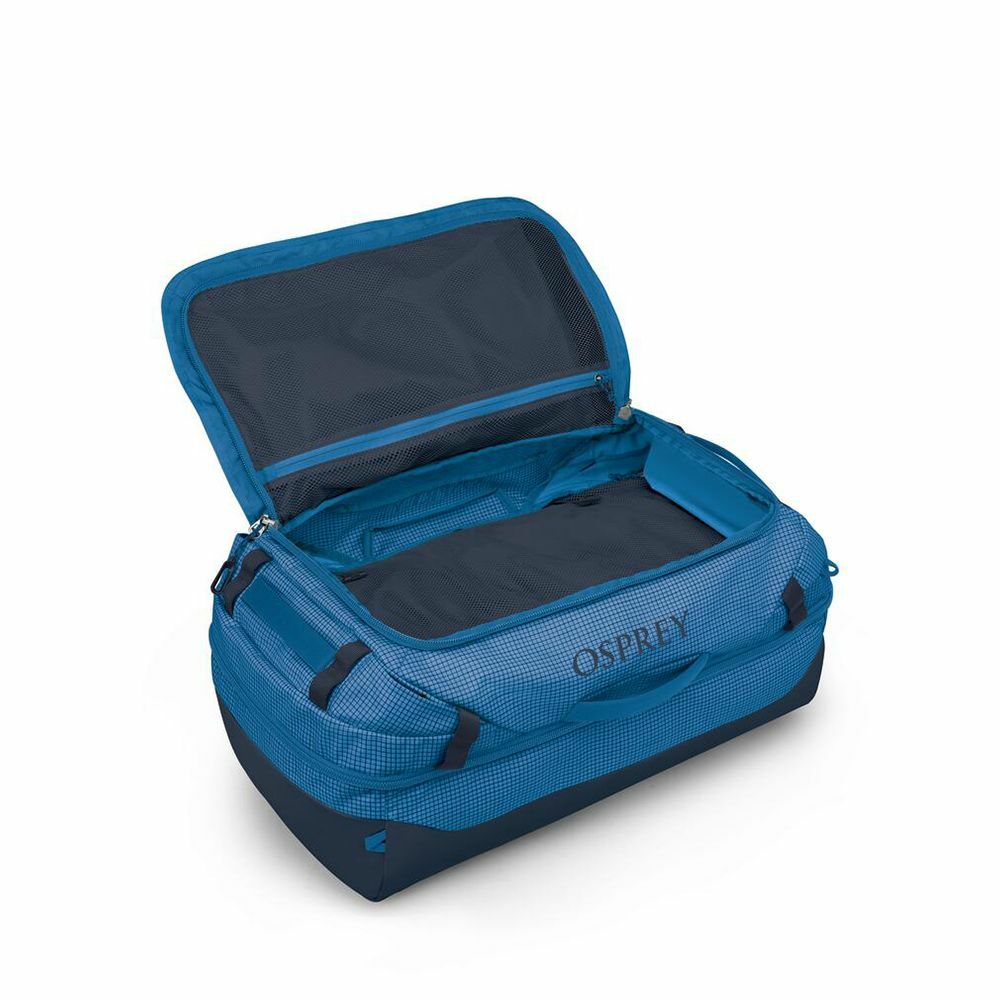 Internal image of the Transporter Squffel 70 in the color Blue Flame
