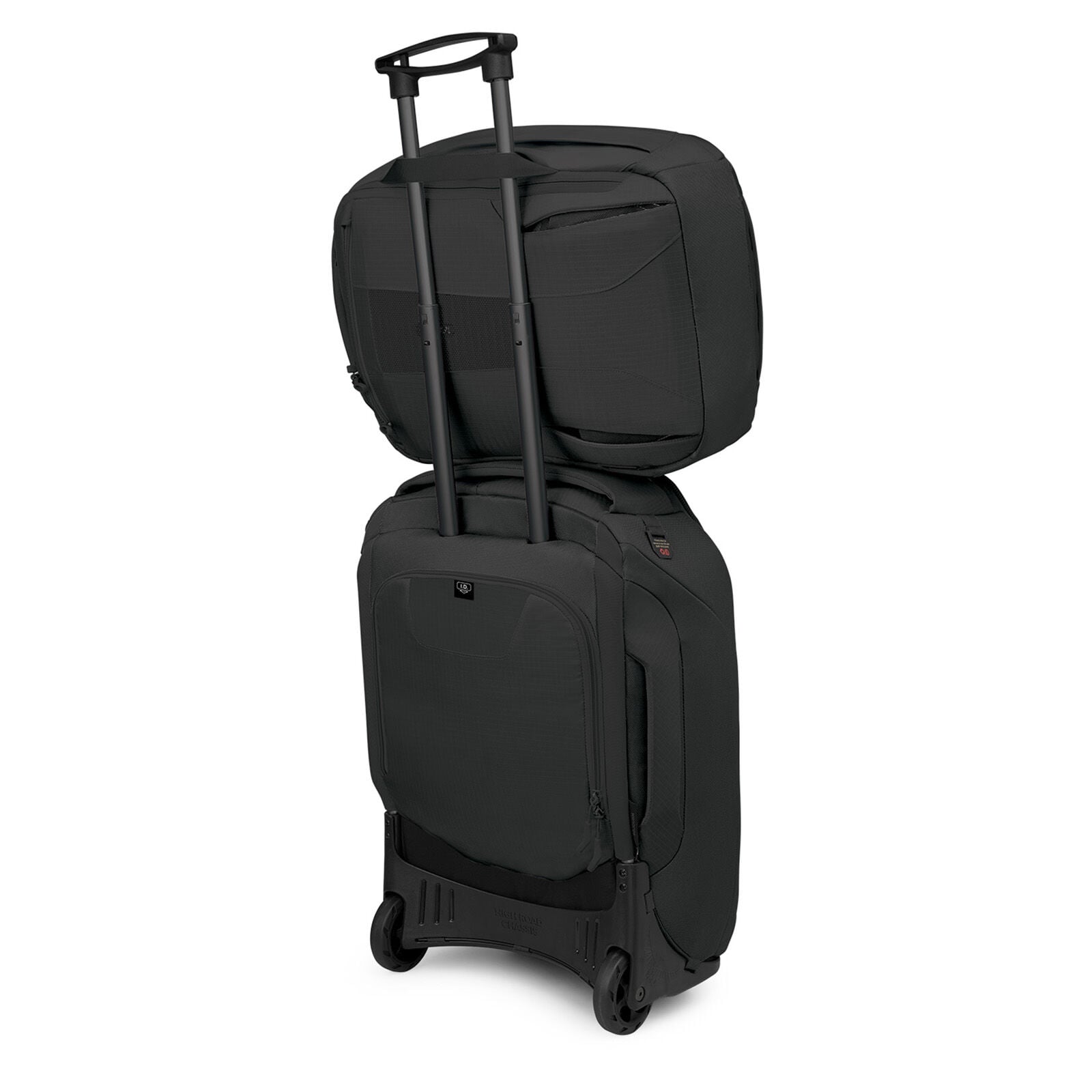 Detailed image of the Osprey Sojourn Porter Travel Pack 30 in the color Black