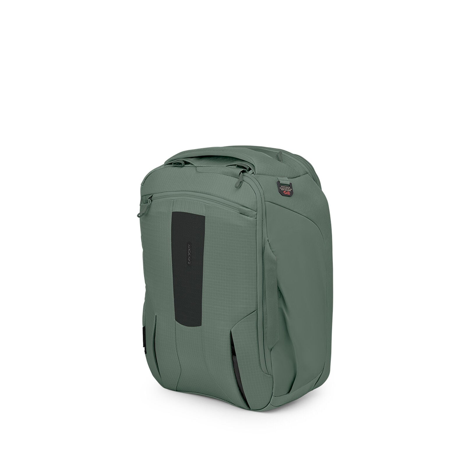 Back image of the Osprey Sojourn Porter Travel Pack 46 in the color Koseret Green