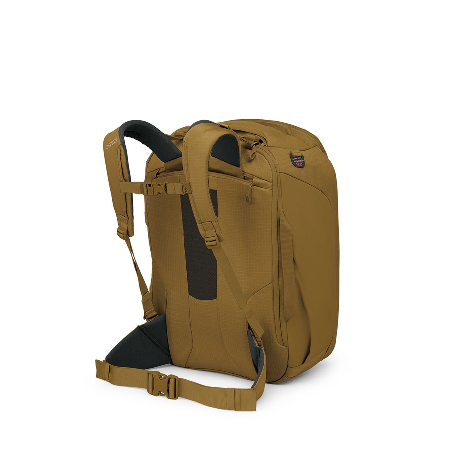 Sideback image of the Osprey Sojourn Porter Travel Pack 46 in the color Brindle Brown