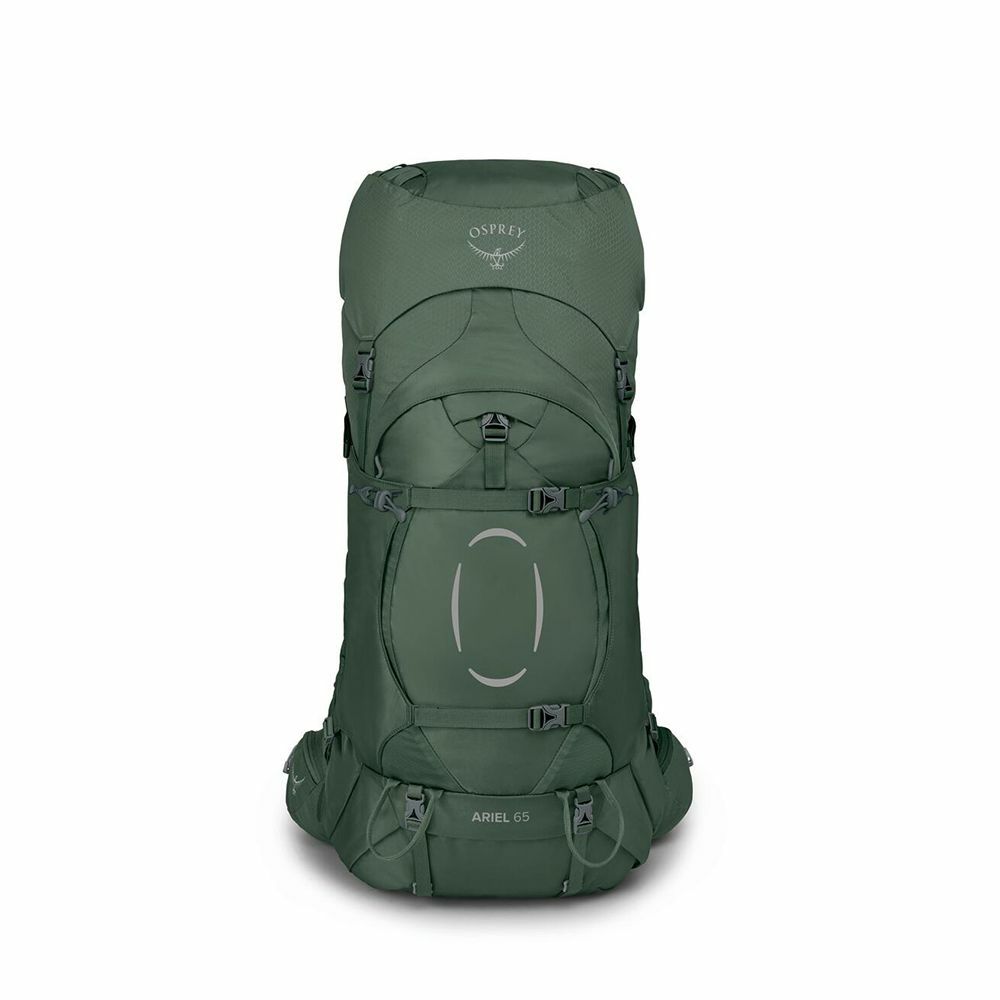 front image of the Ariel 65 in the color Koseret Green