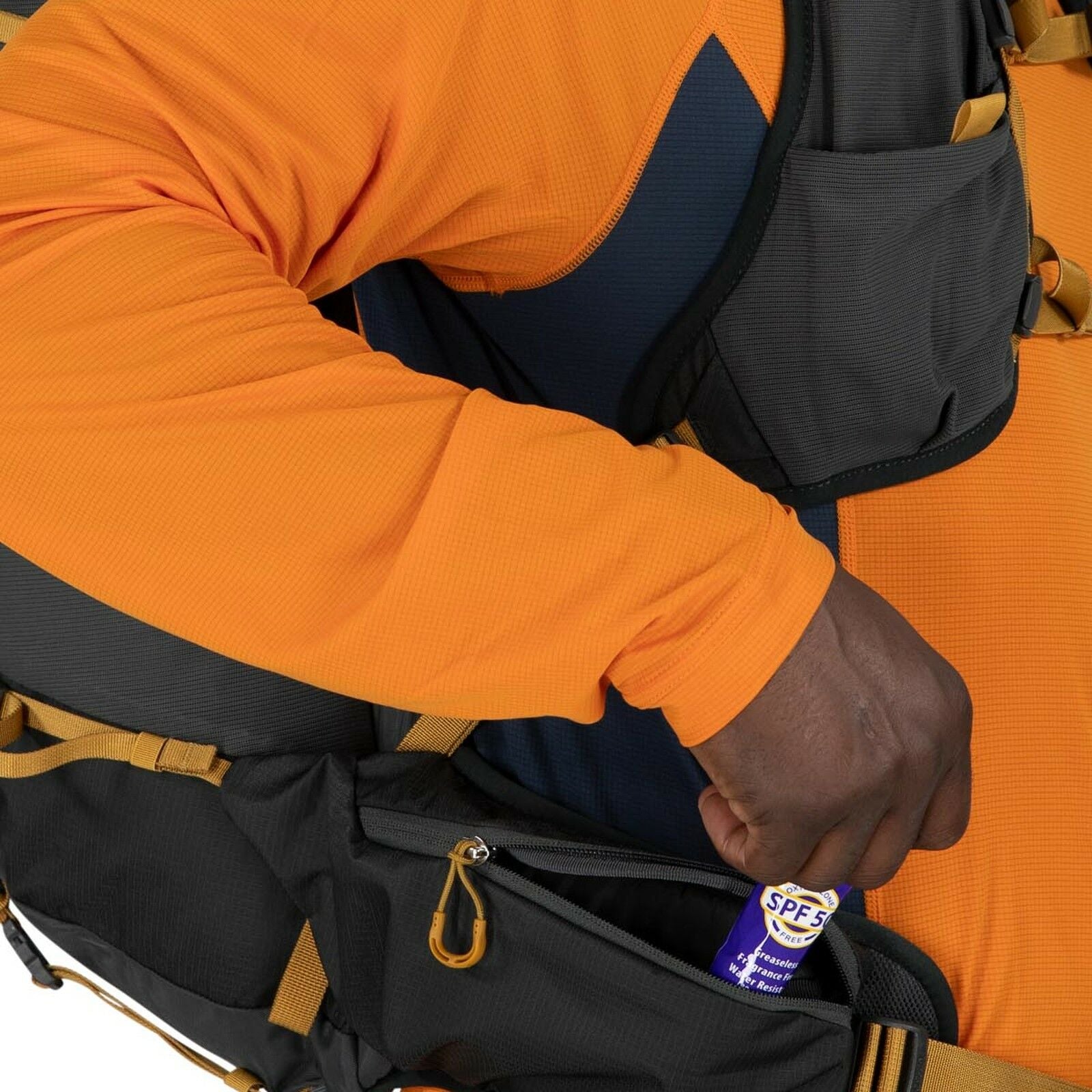 Model wearing the Talon Velocity 30