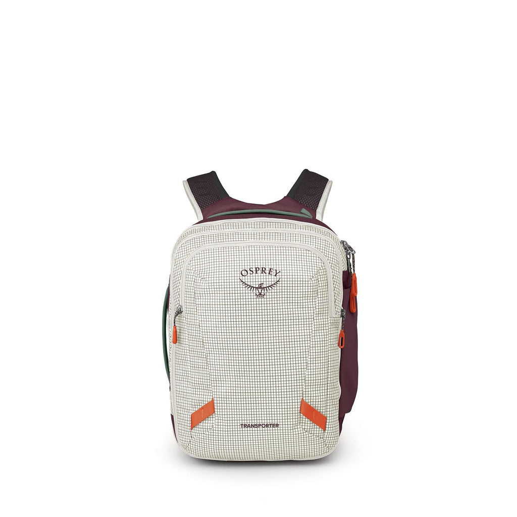 Front image of the Transporter 26+6 in the color Mystery White