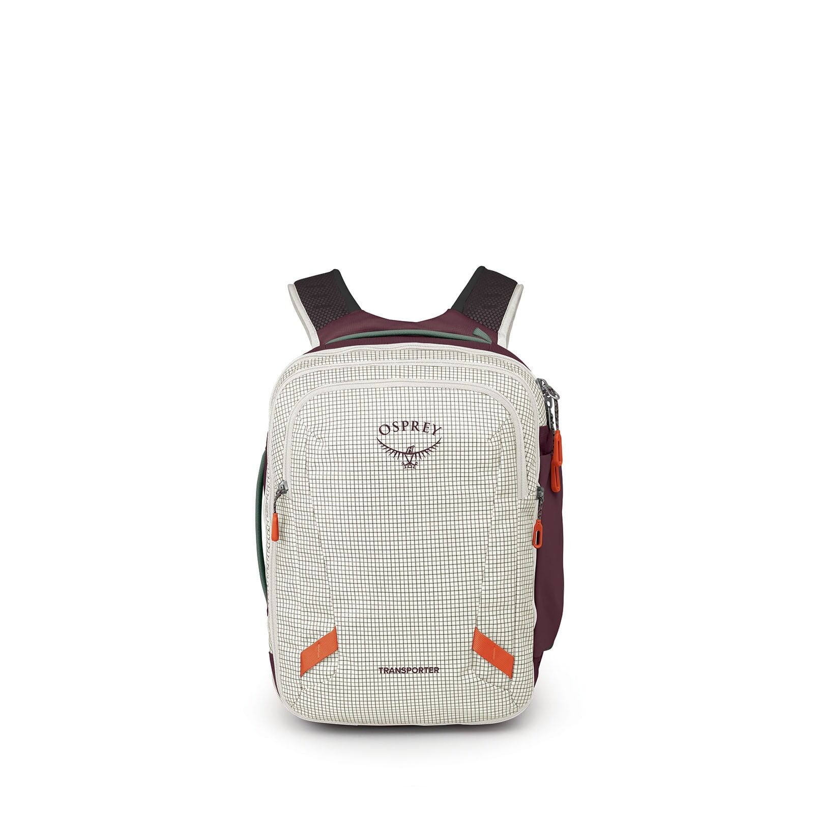 Front image of the Transporter 26+6 in the color Mystery White