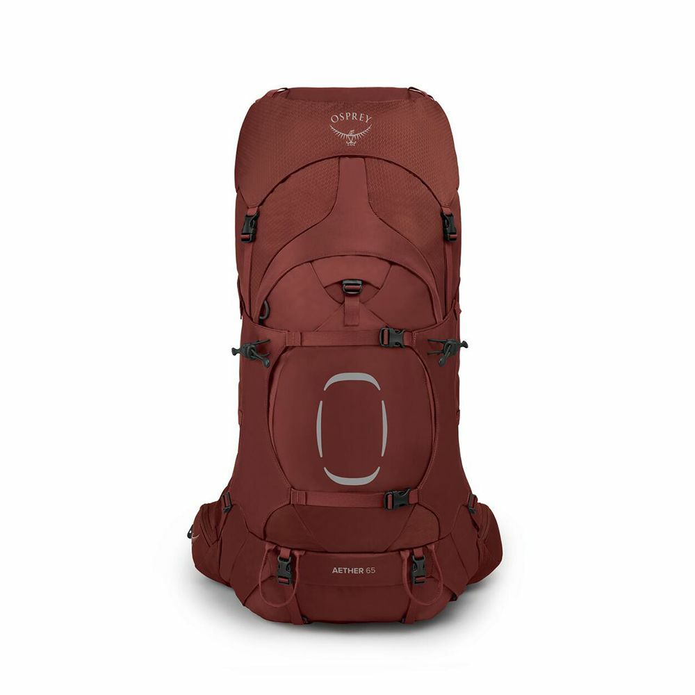 front image of Aether 65 in the color Deep Acorn Red