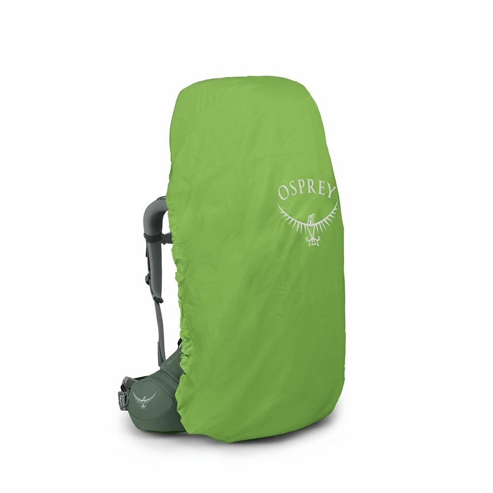 side image of the Ariel 65 in the color Koseret Green with raincover
