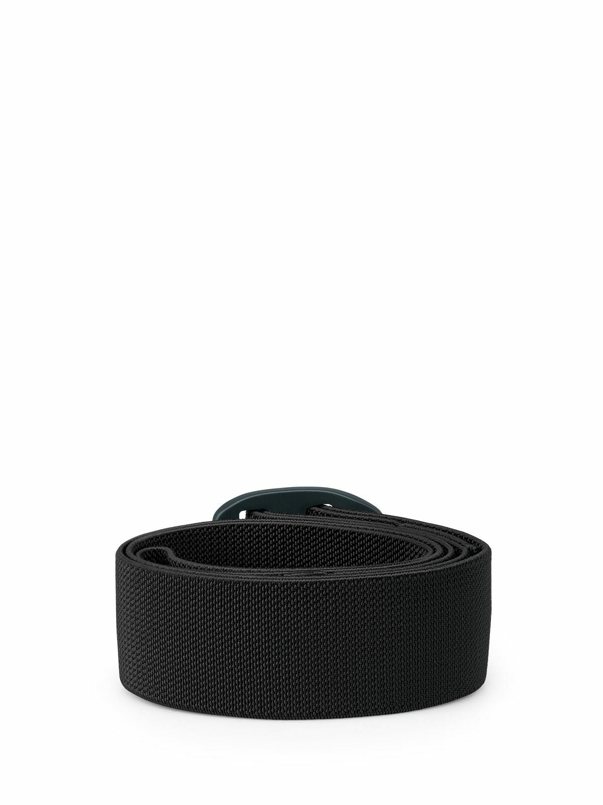 back image of the Osprey logo belt in the color black
